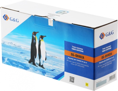 Картридж лазерный G&G GG-Q6002A желтый (2000стр.) для HP CLJ 1600/2600/2605N, LBP 5000/5100 Canon
