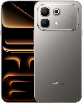 Смартфон Infinix X6879 Note 60 256Gb 8Gb титан моноблок 3G 4G 2Sim 6.78" 1208x2644 Android 16 50Mpix 802.11 a/b/g/n/ac NFC GPS GSM900/1800 GSM1900 Protect FM