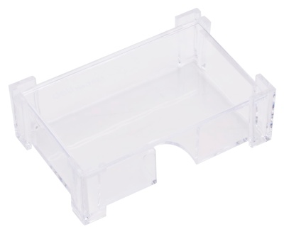 Подставка Deli E7621 для визиток 103х68х34мм прозрачный