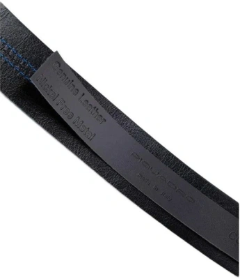 Ремень мужской Piquadro Blue Square CU6742B2/BLUN 125х3.5см синий/черный натур.кожа