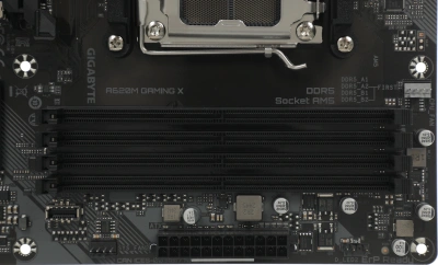 Материнская плата Gigabyte A620M GAMING X Socket AM5 AMD A620 4xDDR5 mATX AC`97 8ch(7.1) GbLAN RAID+HDMI+DP