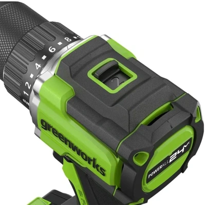 Дрель-шуруповерт Greenworks DD345 аккум. патрон:быстрозажимной (3708307)