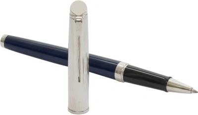 Ручка роллер Waterman Hemisphere L`Essence du Bleu (2166469) LaqBlue CT F черн. черн. подар.кор.