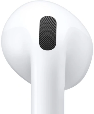 Гарнитура вкладыши Apple AirPods 4 A3050,A3053,A3058 белый беспроводные bluetooth в ушной раковине (MXP63ZA/A)