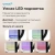 Чайник электрический Vitek VT-WK1046 1.7л. 2200Вт черный/серебристый корпус: стекло/металл