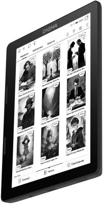 Электронная книга Digma F4 5.83" E-Ink 680x920 Touch Screen 1.2Ghz 1Gb/8Gb/SD/microSDHC/подсветка дисплея черный