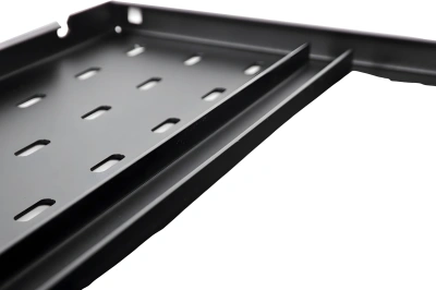 Полка стационарная для аккумуляторов ЦМО СВ-75АК-9005 1U нагр.:200кг. 19" 750мм черный (упак.:1шт)