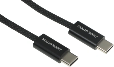 Кабель Magssory CBL002 USB Type-C (m)-USB Type-C (m) 1.5м черный коробка