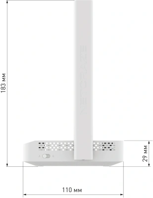 Роутер беспроводной Keenetic Netcraze Air (NC-1613) AC1200 10/100BASE-TX белый