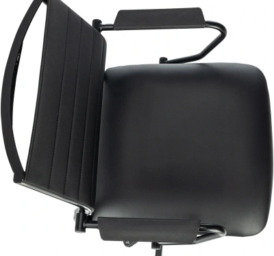 Кресло Бюрократ CH Balance-Low PU черный экокожа низк.спин. крестов. металл