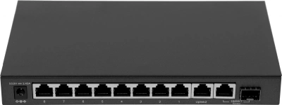 Коммутатор TP-Link TL-SG1210MP 9x1Гбит/с 1xКомбо(1000BASE-T/SFP) 8PoE+ 123W неуправляемый