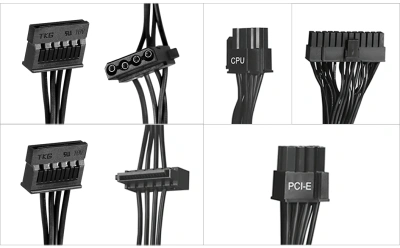 Блок питания Digma ATX 400W DPSU-400W (20+4pin) 120mm fan 3xSATA RTL