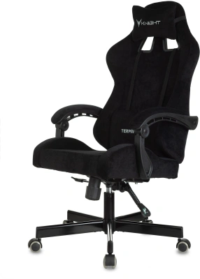 Кресло игровое Knight Terminator черный Light-20 крестов. металл