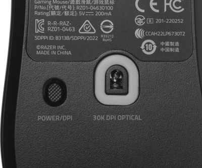 Мышь Razer DeathAdder V3 Pro черный оптическая 30000dpi беспров. USB-C 5but (RZ01-04630100-R3A1)