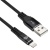 Кабель Digma LIGHT-3M-BRAIDED-BLK USB (m)-Lightning (m) 3м черный