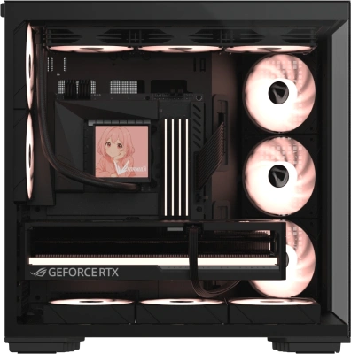 Корпус Formula Crystal Z7 PA черный без БП E-ATX 6x120mm 2x140mm 1xUSB3.0 audio bott PSU