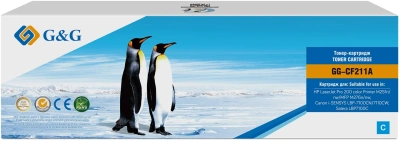 Картридж лазерный G&G GG-CF211A голубой (1800стр.) для HP HP LJ Pro 200 color Printer M251n/nw/MFP M276n/nw, Canon LBP-7100Cn/7110Cw Canon