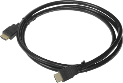 Кабель аудио-видео Cactus CS-HDMI.1.4-1.5 HDMI (m)/HDMI (m) 1.5м. позолоч.конт. черный