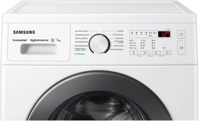 Стиральная машина Samsung WW70AG4S21VELD класс: A загр.фронтальная макс.:7кг белый инвертор