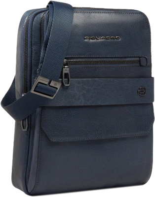Сумка мужская Piquadro Solm CA7031S141/AV синяя натур.кожа