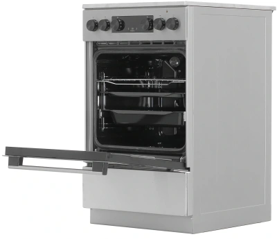 Плита Электрическая Gorenje GEC5C40XAOT серый стеклокерамика (без крышки)