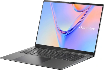 Ноутбук Asus VivoBook S16 S5652MA-TK122 Core 7 350 16Gb SSD512Gb Intel Graphics 16" IPS WUXGA (1920x1200) без ОС grey WiFi BT Cam (90NB1962-M00C40)