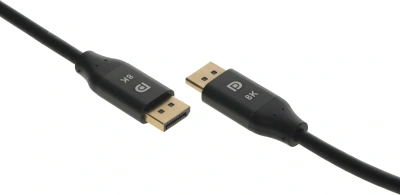 Кабель аудио-видео Cactus CS-DP-DP-1.4-5 DisplayPort (m)/DisplayPort (m) 5м. позолоч.конт. черный