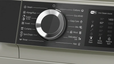 Стиральная машина Bosch Serie 6 WGK264ZXME пан.англ. загр.фронтальная макс.:11кг серый инвертор