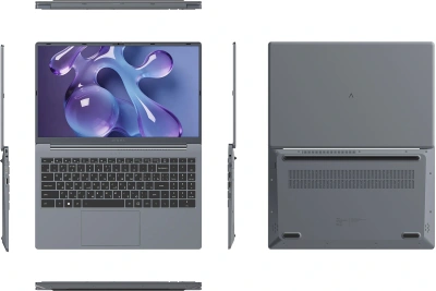 Ноутбук Digma Nova Ryzen 5 3500U 16Gb SSD512Gb AMD Radeon Vega 8 15.6" IPS FHD (1920x1080) Windows 11 Pro grey WiFi BT Cam 6000mAh (DN15R5-ADXW13)
