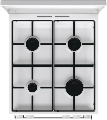 Плита Газовая Gorenje GG5A14WJ белый (металлическая крышка) реш.сталь