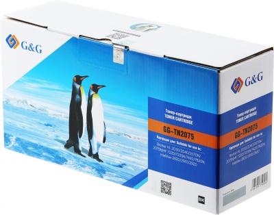 Картридж лазерный G&G GG-TN2075 черный (2500стр.) для Brother DCP-7010, 7010R, 7020, 7025, 7025R, FAX-2820, 2825, 2825R, 2920, 2920R, HL-2030, 2030R, 2040, 2040R, 2070N, 2070, 2070NR, MFC-7225, 7225N, 7420, 7420R, 7820, 7820N, 7820NR, 7820R