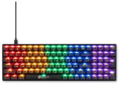Клавиатура Оклик 915GK механическая черный USB for gamer (1790371) кабель 1.8м