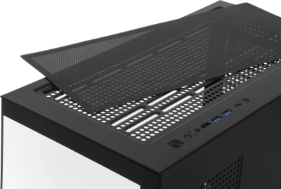 Корпус Accord ACC-ZA11B черный без БП ATX 10x120mm 1xUSB2.0 2xUSB3.0 audio bott PSU