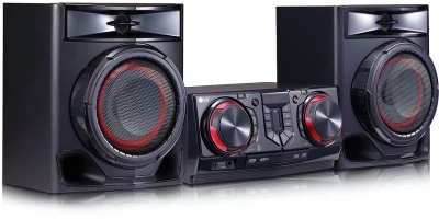 Минисистема LG XBoom CJ44 черный 480Вт FM USB BT