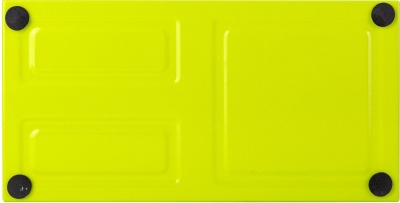 Подставка Deli E9154 3отд. для письменных принадлежностей 80x80x90мм ассорти металл сетка