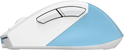 Мышь A4Tech Fstyler FG45CS Air2 голубой/белый оптическая 2000dpi silent беспров. USB для ноутбука 7but (FG45CS AIR2 USB (ICY BLUE))