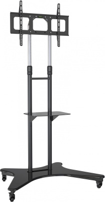 Стойка для телевизора Cactus CS-ST31 черный 37"-75" макс.81.6кг напольный мобильный