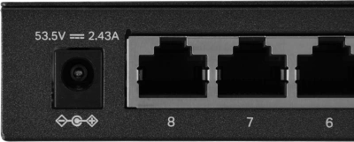 Коммутатор TP-Link TL-SG1210MP 9x1Гбит/с 1xКомбо(1000BASE-T/SFP) 8PoE+ 123W неуправляемый