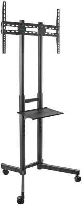 Стойка для телевизора Kromax OMEGA-15 черный 32"-70" макс.50кг напольный мобильный