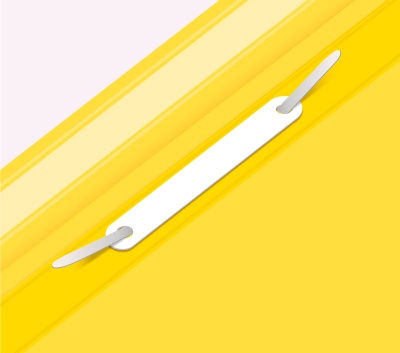 Папка-скоросшиватель Бюрократ -PS20YEL A4 прозрач.верх.лист пластик желтый 0.12/0.16