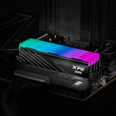Память DDR5 2x16GB 6000MHz A-Data AX5U6000C3016G-DTLABRBK XPG Lancer Blade RGB RTL Gaming PC5-48000 CL30 DIMM UDIMM ECC 288-pin 1.35В kit dual rank с радиатором Ret