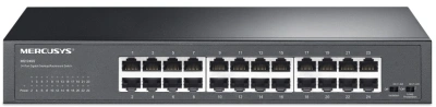 Коммутатор Mercusys MS124GS (L2) 24x1Гбит/с неуправляемый