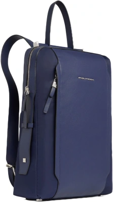 Рюкзак женский Piquadro Lyra CA4576W92T/BLU темно-синий нейлон/натур.кожа