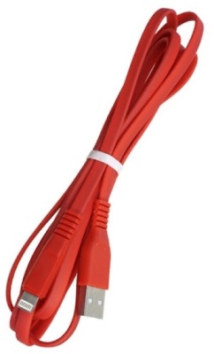 Кабель Premier 6-703RL45 2.0R USB (m)-Lightning (m) 2м красный пакет