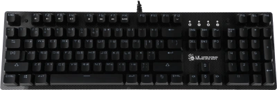 Клавиатура A4Tech B800 механическая серый/черный USB for gamer LED (B800 (NETBEE)) кабель 1.8м