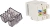 Модуль Lanmaster LAN-OK45U6/180R-WH информ. Keystone RJ45 кат.6 бел.