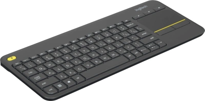 Клавиатура Logitech K400 Plus черный USB беспроводная Multimedia (920-007173)