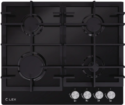 Газовая варочная поверхность Lex Hi-tech Gve 641 Bl Matt Edition черный