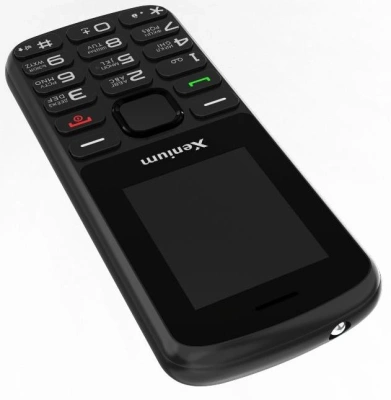 Мобильный телефон XENIUM X170 черный моноблок 2Sim 1.77" 128x160 Nucleus GSM900/1800 MP3 FM microSD max32Gb