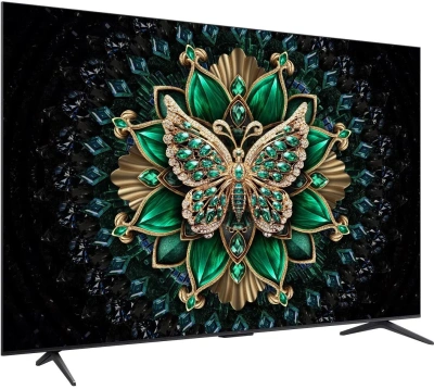 Телевизор LED TCL 85" 85C6K QD-Mini LED Frameless черный 4K Ultra HD 144Hz MEMC DVB-T DVB-T2 DVB-C DVB-S DVB-S2 USB WiFi Smart TV